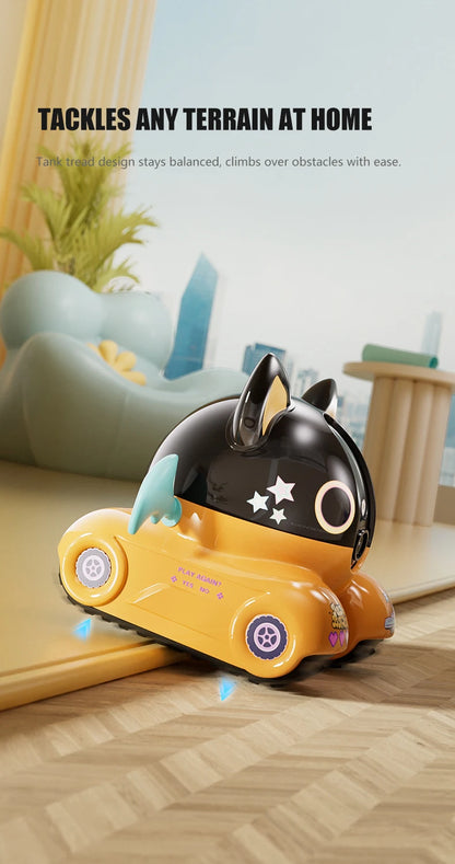 4G Wifi Whole-house Mobile Toy With HD Camera Cat Dog Smart Toy Pet Companion Robot