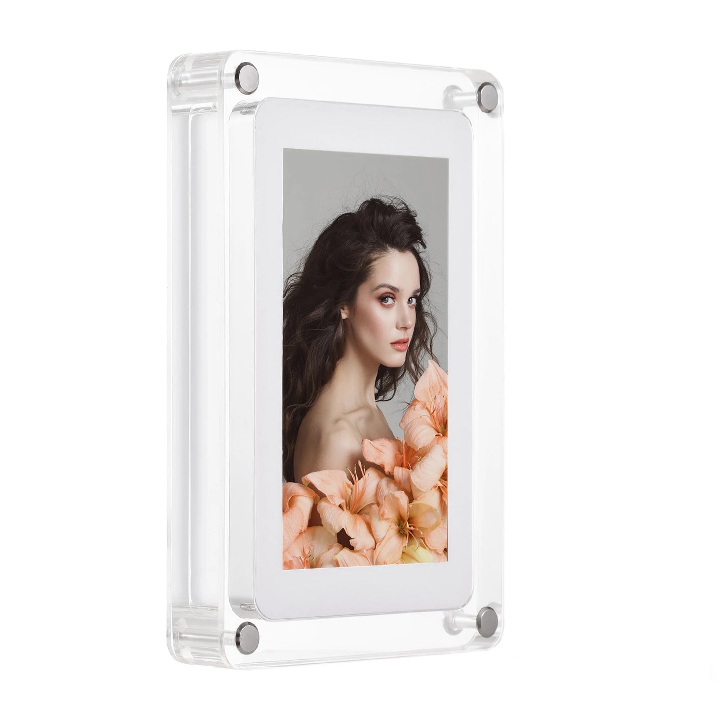 10.1 Inch WiFi Acrylic Digital Photo Frame Digital Picture Frame Photo/ Music/ Video Player Auto Rotation Built in 16GB Memory
