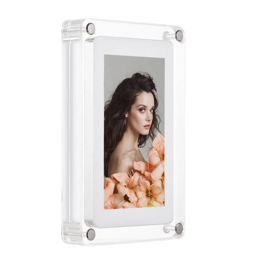 10.1 Inch WiFi Acrylic Digital Photo Frame Digital Picture Frame Photo/ Music/ Video Player Auto Rotation Built in 16GB Memory