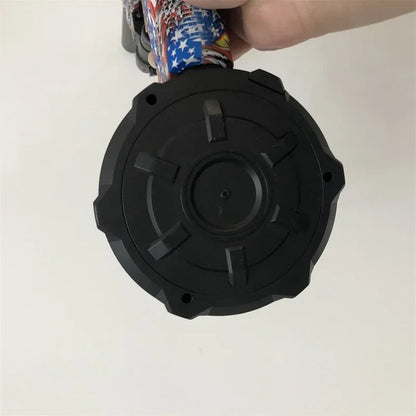 BlitzBurst Gel Blaster – Electric Rapid-Fire Gel Ball Toy with 3 Mags (Orange Tip) including a pack of 5000 gel balls