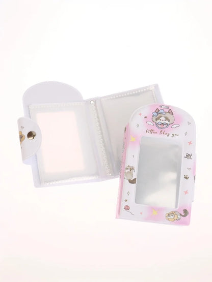 1pcs 28 Card Slots Photo Card Binder 3-inch Kpop Photo Card Photo Album Postcard Photocards Holder Cardalbum For Photographs