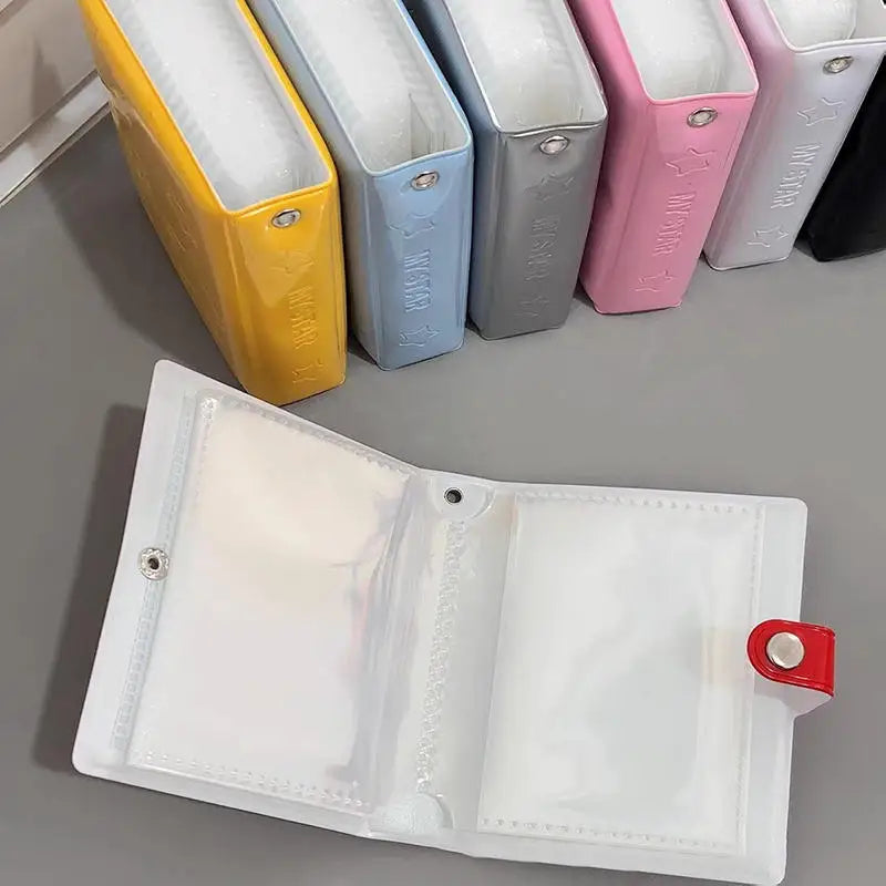 Photocard Holder Book, 3 Inch Mini Photo Card Binder 40 Pockets kpop photocard binder for Star Chasing Photo Collection