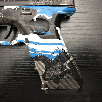 BlitzBurst Gel Blaster – Electric Rapid-Fire Gel Ball Toy with 3 Mags (Orange Tip) including a pack of 5000 gel balls