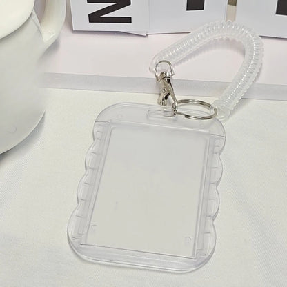 Photocard Holder Key Chain INS Ins Idol Photo Card Holder Decorative Student ID Badge Holder Girls Card Sleeves