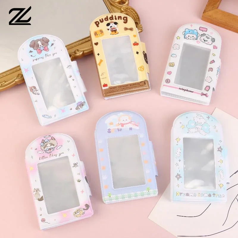 1pcs 28 Card Slots Photo Card Binder 3-inch Kpop Photo Card Photo Album Postcard Photocards Holder Cardalbum For Photographs