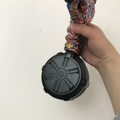 BlitzBurst Gel Blaster – Electric Rapid-Fire Gel Ball Toy with 3 Mags (Orange Tip) including a pack of 5000 gel balls