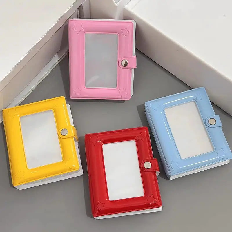 Photocard Holder Book, 3 Inch Mini Photo Card Binder 40 Pockets kpop photocard binder for Star Chasing Photo Collection