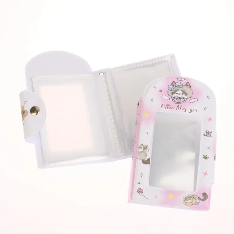 1pcs 28 Card Slots Photo Card Binder 3-inch Kpop Photo Card Photo Album Postcard Photocards Holder Cardalbum For Photographs