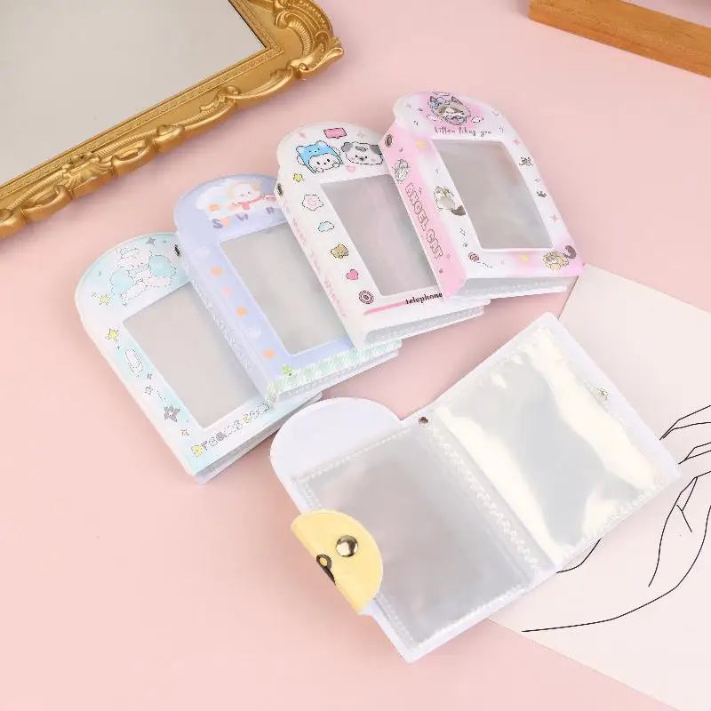 1pcs 28 Card Slots Photo Card Binder 3-inch Kpop Photo Card Photo Album Postcard Photocards Holder Cardalbum For Photographs