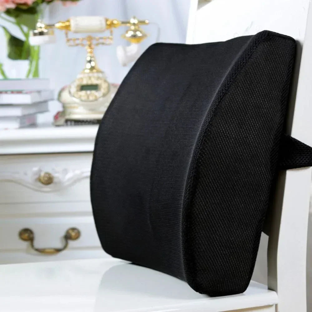 Car Cushion Relieves Low Back Pain Breathable Lumbar PillowOffice Seat Lumbar Support Memory Sponge Lumbar Cushion Slow Rebound