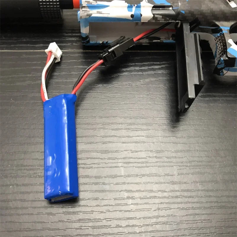 BlitzBurst Gel Blaster – Electric Rapid-Fire Gel Ball Toy with 3 Mags (Orange Tip) including a pack of 5000 gel balls