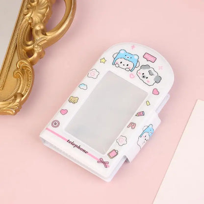 1pcs 28 Card Slots Photo Card Binder 3-inch Kpop Photo Card Photo Album Postcard Photocards Holder Cardalbum For Photographs