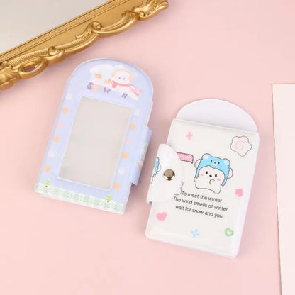 1pcs 28 Card Slots Photo Card Binder 3-inch Kpop Photo Card Photo Album Postcard Photocards Holder Cardalbum For Photographs