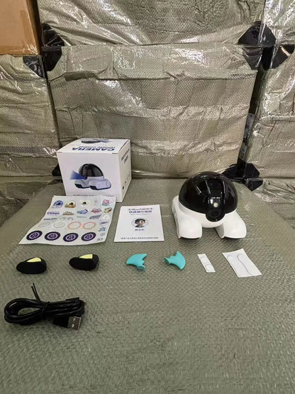 4G Wifi Whole-house Mobile Toy With HD Camera Cat Dog Smart Toy Pet Companion Robot