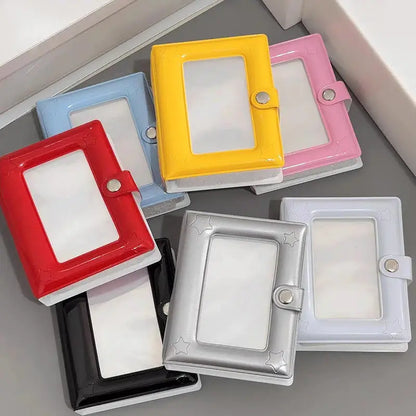Photocard Holder Book, 3 Inch Mini Photo Card Binder 40 Pockets kpop photocard binder for Star Chasing Photo Collection